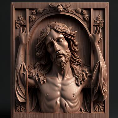 3D model st jesus (STL)